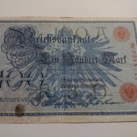 Райх банкнота - Германия - 100 марки / 1908 година- 17965, снимка 1 - Нумизматика и бонистика - 31024723