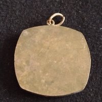 Стар медал плакет ПРИСТАНИЩЕ БУРГАС метален за колекция декорация - 27007, снимка 3 - Антикварни и старинни предмети - 36586575