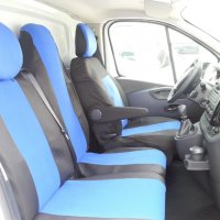 2+1 тапицерия за предни седалки за Opel Vivaro, Renault Trafic 2014+, снимка 4 - Аксесоари и консумативи - 39763746
