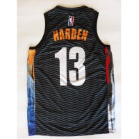 Мъжки Баскетболен Потник – NBA BKLYN NETS HARDEN 13; размери: S, XL и 2XL, снимка 2 - Баскетбол - 33875428