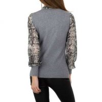 ДАМСКИ ПУЛОВЕР, 2ЦВЯТА - 023, снимка 3 - Блузи с дълъг ръкав и пуловери - 30759999