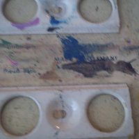 Винтидж немски VARIA Кутия за акварелни бои тенекиен германия, снимка 8 - Антикварни и старинни предмети - 37237711