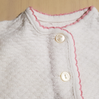 Бял комплект фанела и панталон плетени 1 - 2 год, снимка 5 - Комплекти за бебе - 36498166