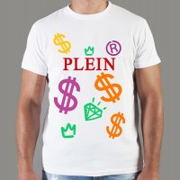  Мъжка тениска Philipp Plein принт, 5 модела , снимка 5 - Тениски - 31620004
