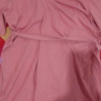 Дамски халат С М Л до коляно в розово, снимка 6 - Бельо - 42788122