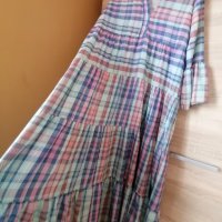 Дълга рокля с харбали в пастелни цветове, снимка 5 - Рокли - 37835294