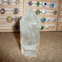 Планински кристал обелиск 278гр., снимка 3 - Други ценни предмети - 42779002