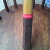 Стара дървена ракета за тенис на корт Гермина на ГДР, снимка 4 - Други ценни предмети - 40010374