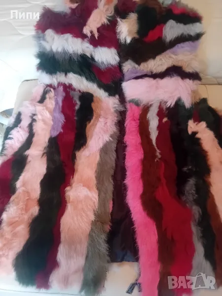 пъстро елече естествен косъм, само пробвано , снимка 1