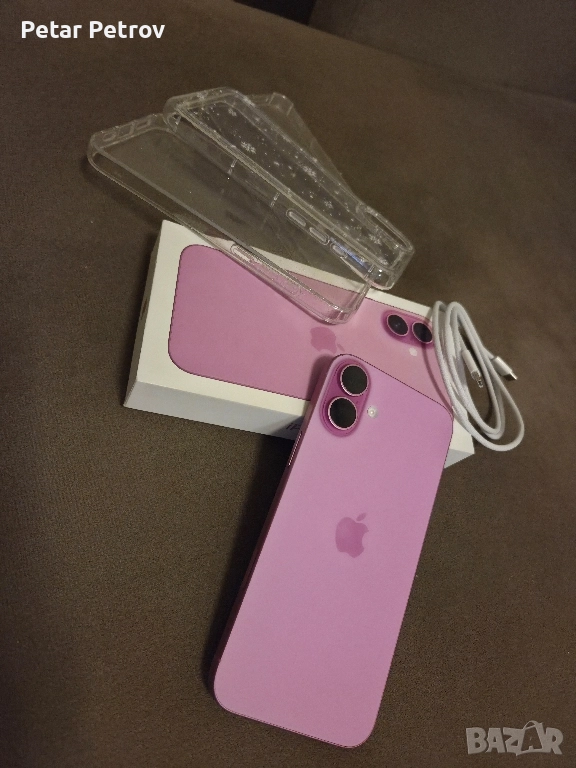 Iphone 16 plus 128GB PINK, снимка 1
