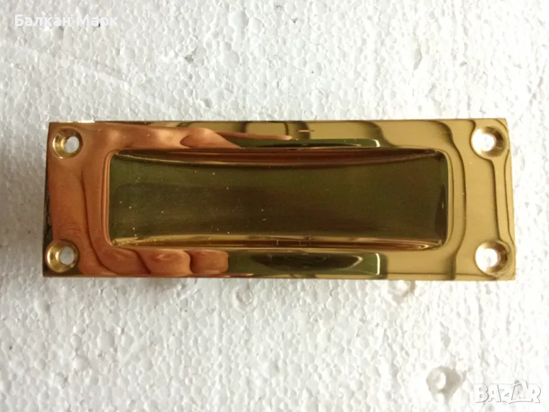 Масивни месингови вкопаеми,вкопани дръжки за плъзгащи врати , снимка 1