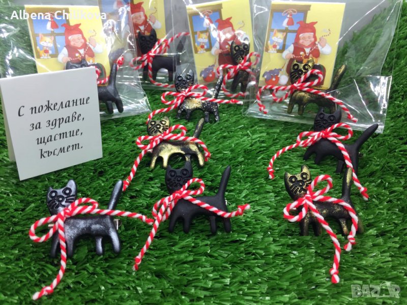 Бропки котета от полимерна глина, снимка 1