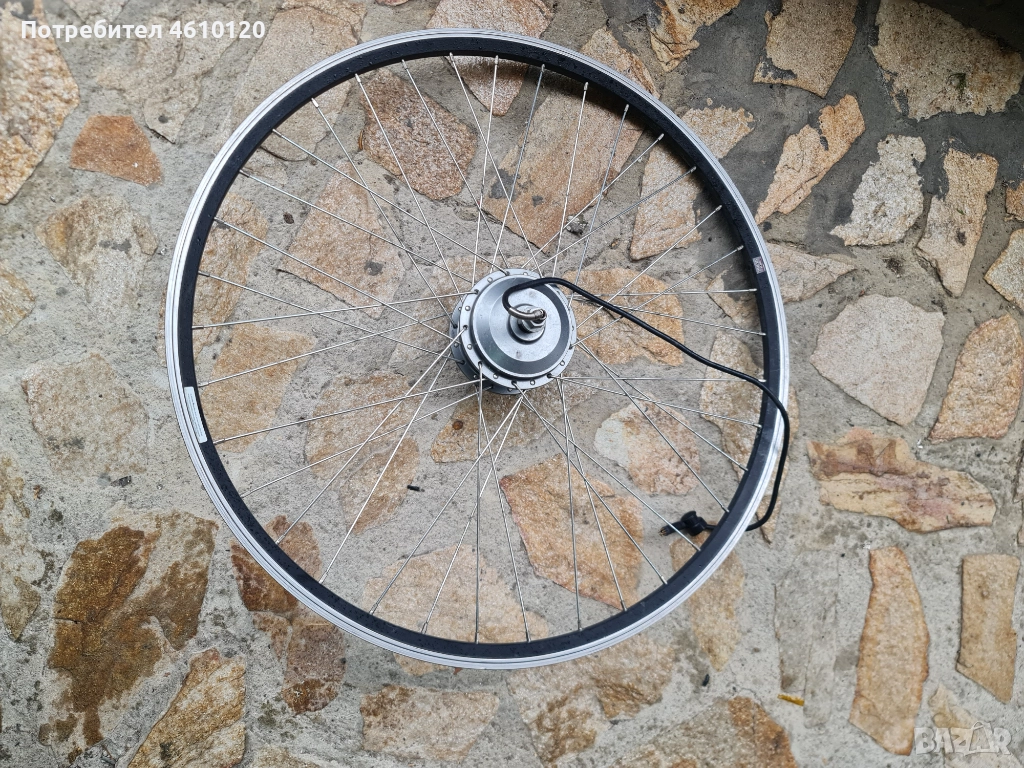 28 цола капла с двигател за електрическо колело велосипед , снимка 1