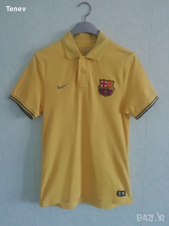 Barcelona Nike Camp Nou Polo оригинална поло тениска Барселона Камп Ноу жълта , снимка 1