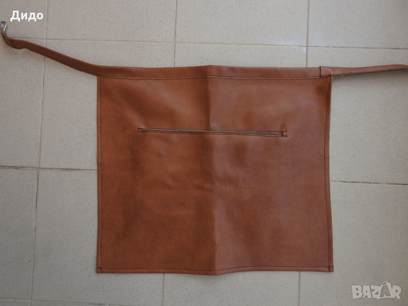 Занаятчийска работна кожена престилка 52х46 см, снимка 1