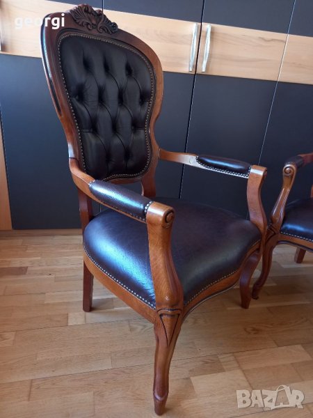 Дъбово кресло масив, снимка 1