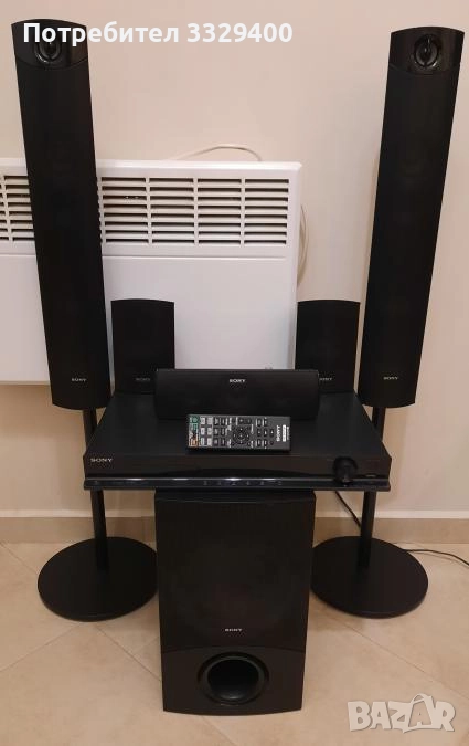 SONY-Usb,Hdmi,1000w-пълен комплект домашно кино, снимка 1