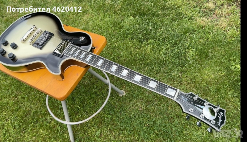 2024 Epiphone Adam Jones 1979 Les Paul Custom Antique Silverburst, снимка 1