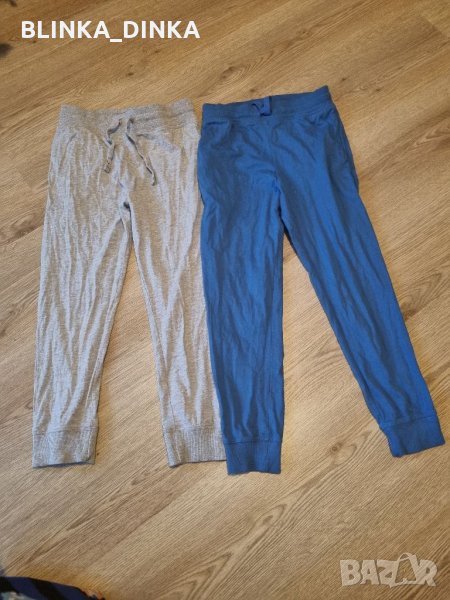 H&M 3 броя олекотени спортни панталона 134 см., снимка 1