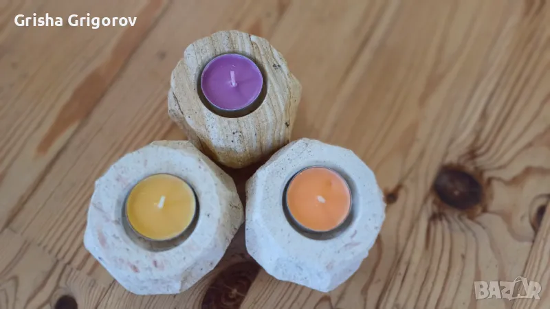 Свещник от камък, снимка 1