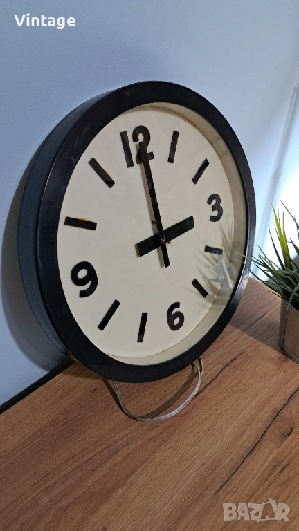 Часовник от Жп-гара, гаров часовник тпк. А. С. Попов, София, снимка 1