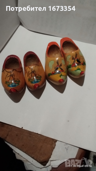 Холандски обувки сивенир, снимка 1