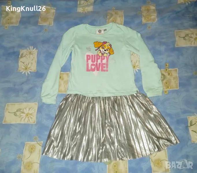 Рокля с дълъг ръкав Пес Патрул, снимка 1