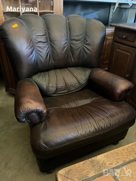 Кожен фотьойл , снимка 1