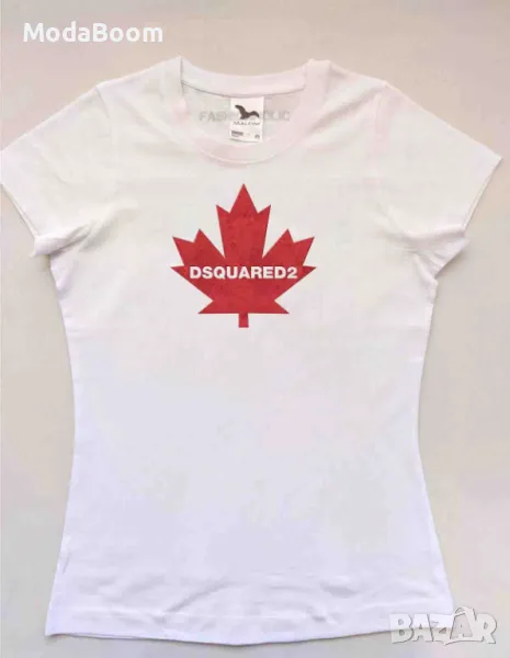Dsquared2 бяла дамска тениска , снимка 1