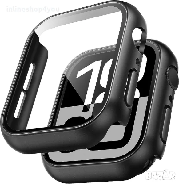 Кейс + Стъклен Протектор за Apple Watch Series 10 - 42mm и 46mm, снимка 1