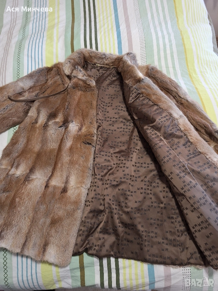 Естествен косъм палто, снимка 1