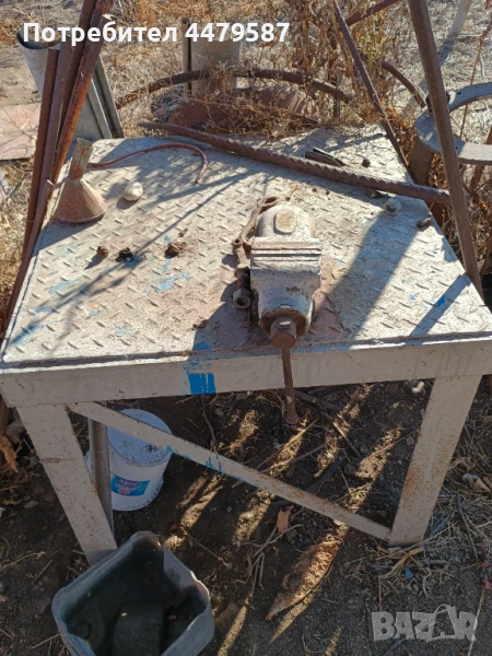 Масивна работна маса , снимка 1