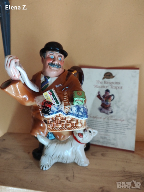 Морис - разносвачът на чай на Ringtons винтидж чайник, снимка 1