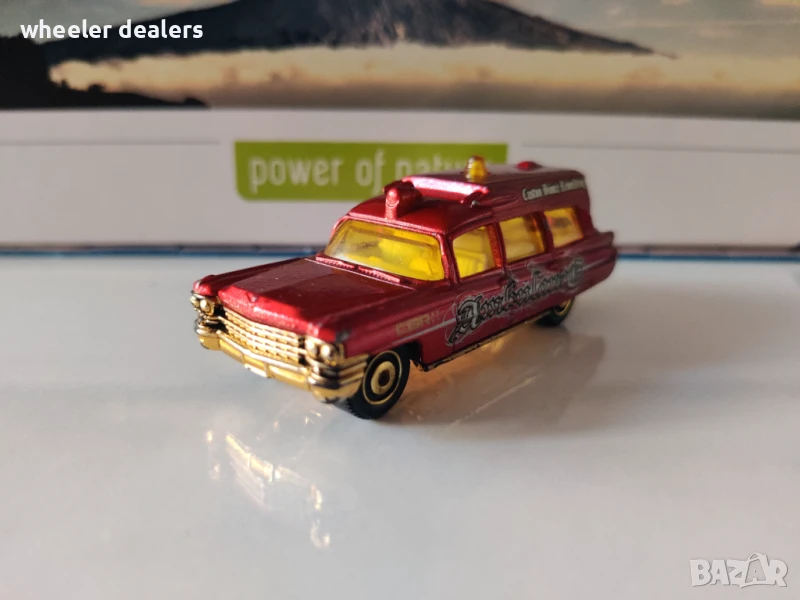 Метална количка Matchbox Мачбокс 1963 Cadillac Ambulance, снимка 1