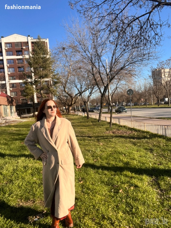 Вълнено палто - Вечна класика. 80% вълна. , снимка 1