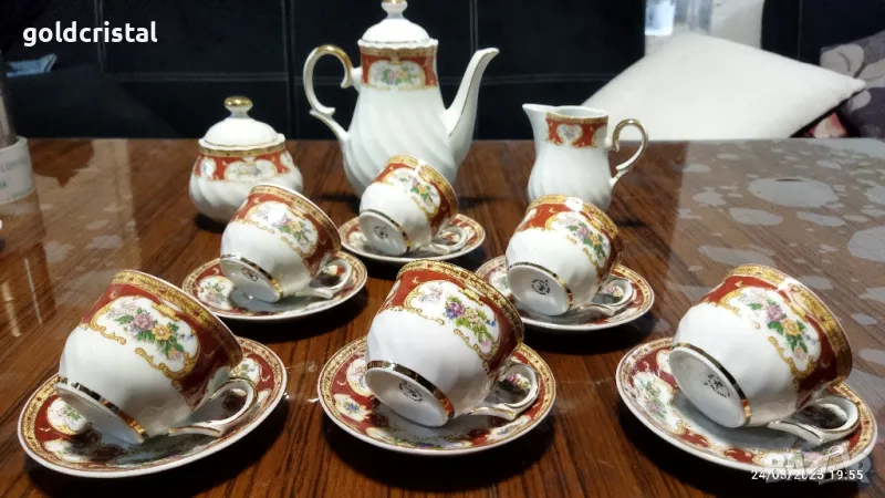 Стар български порцелан чаши за кафе , снимка 1