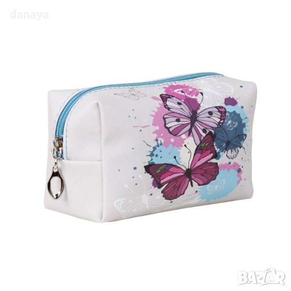 2018 Малка козметична чантичка Пеперуди, снимка 1