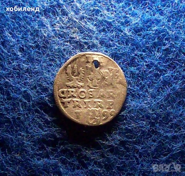 Сигизмунд III 3 гроша сребро 1599, снимка 1