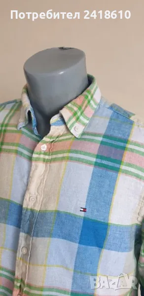 Tommy Hilfiger Linen Regular Fit Mens Size M Лен ОРИГИНАЛ! Мъжка Ленена Риза!, снимка 1