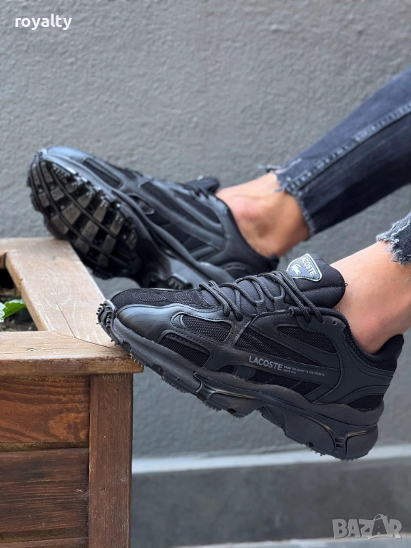Lacoste Черни Мъжки Маратонки 40-44 Номер , снимка 1