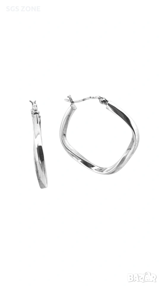 Сребърни обеци подходящи както за ежедневието така и за празниците, снимка 1