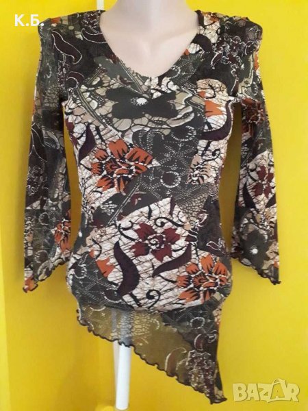Асиметрична туника р-р S, снимка 1