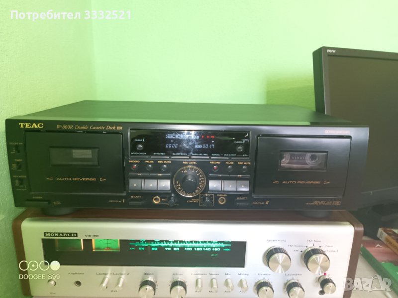 Касетен дек TEAC W-860R, снимка 1