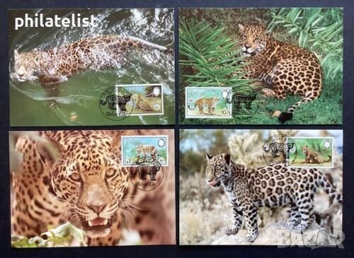 Белиз 1983 4 броя Карти Максимум - WWF, снимка 1