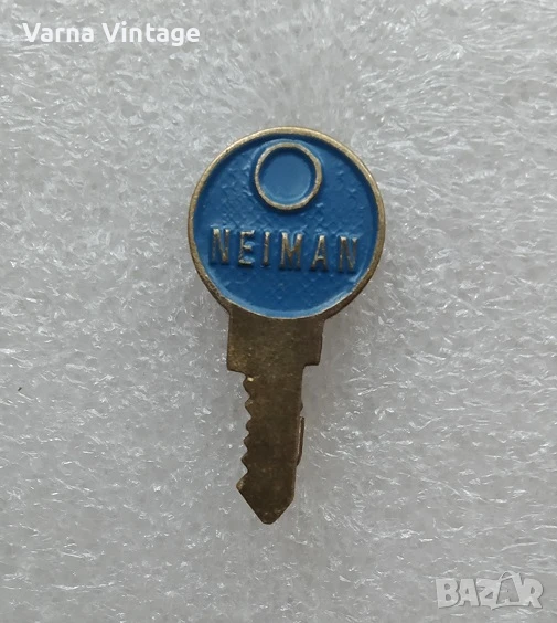 Значка на компанията NEIMAN. бронз. Германия., снимка 1