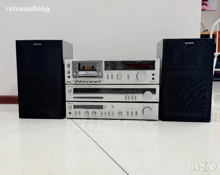 🔊Ретро аудио сет - система TECHNICS усилвател SU-Z11, Тунер ST-Z11L, Дек M225 + колони - Made in Ja, снимка 1
