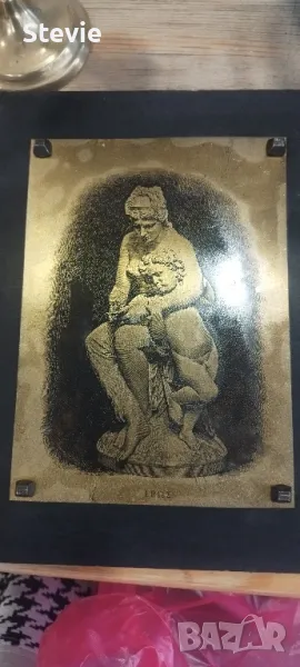 Старинен офорт - Ерос, снимка 1