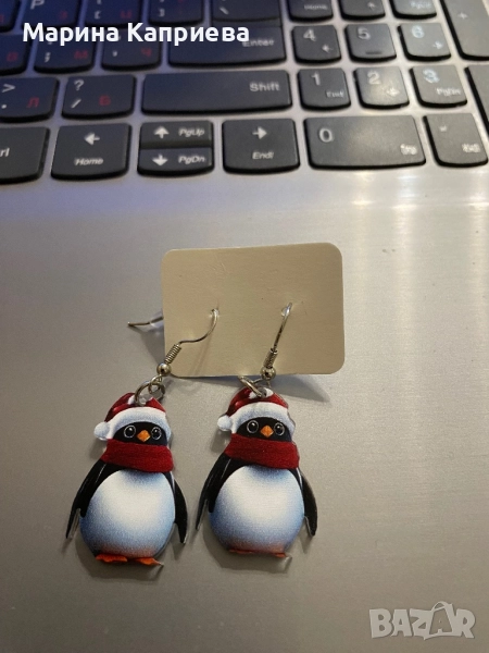 Обеци “Пингвини” /С-66/, снимка 1