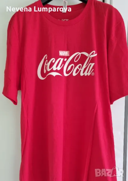 Червена тениска "Coca-cola- Marvel", снимка 1