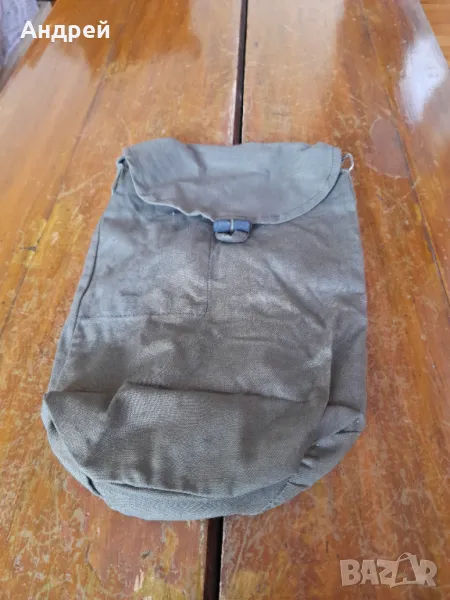 Стара брезентова военна чанта,сумка,чохъл, снимка 1